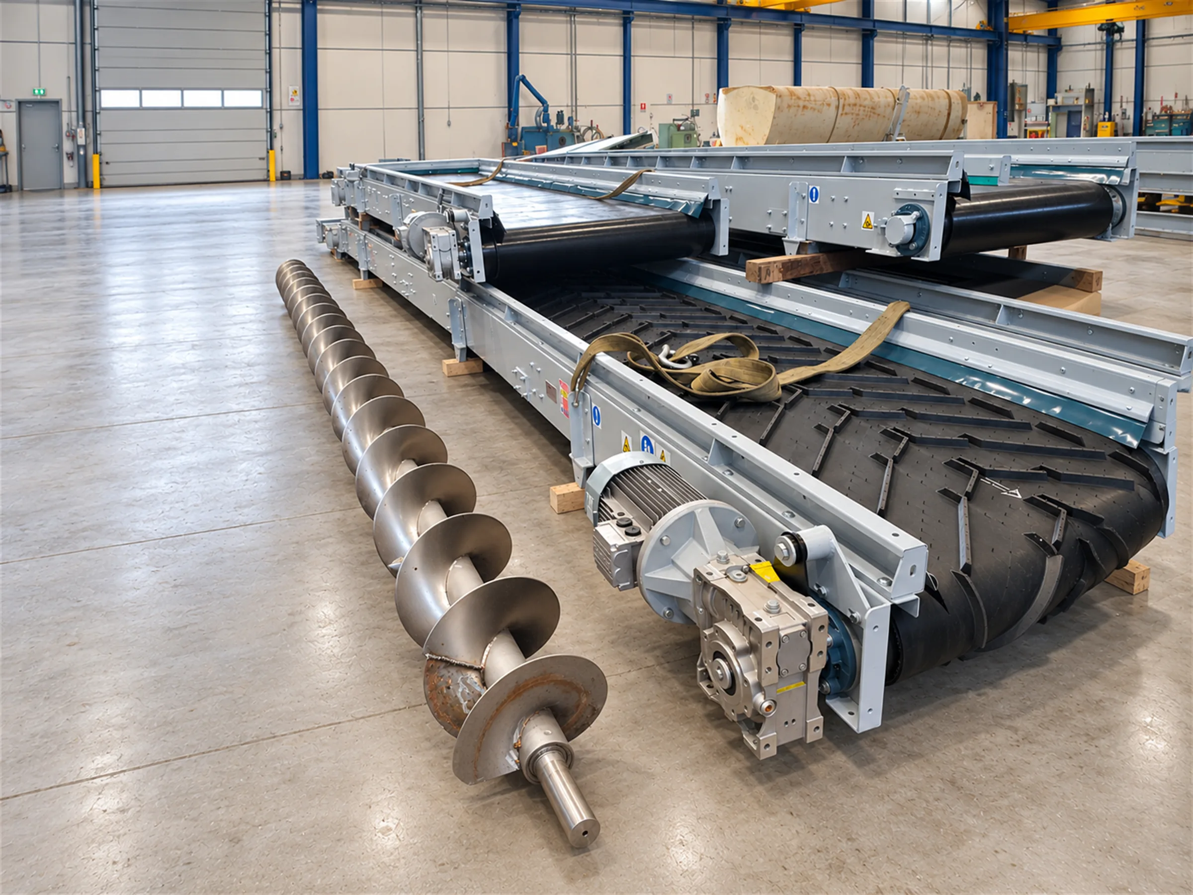 Nastri trasportatori e coclea – Officine Serena