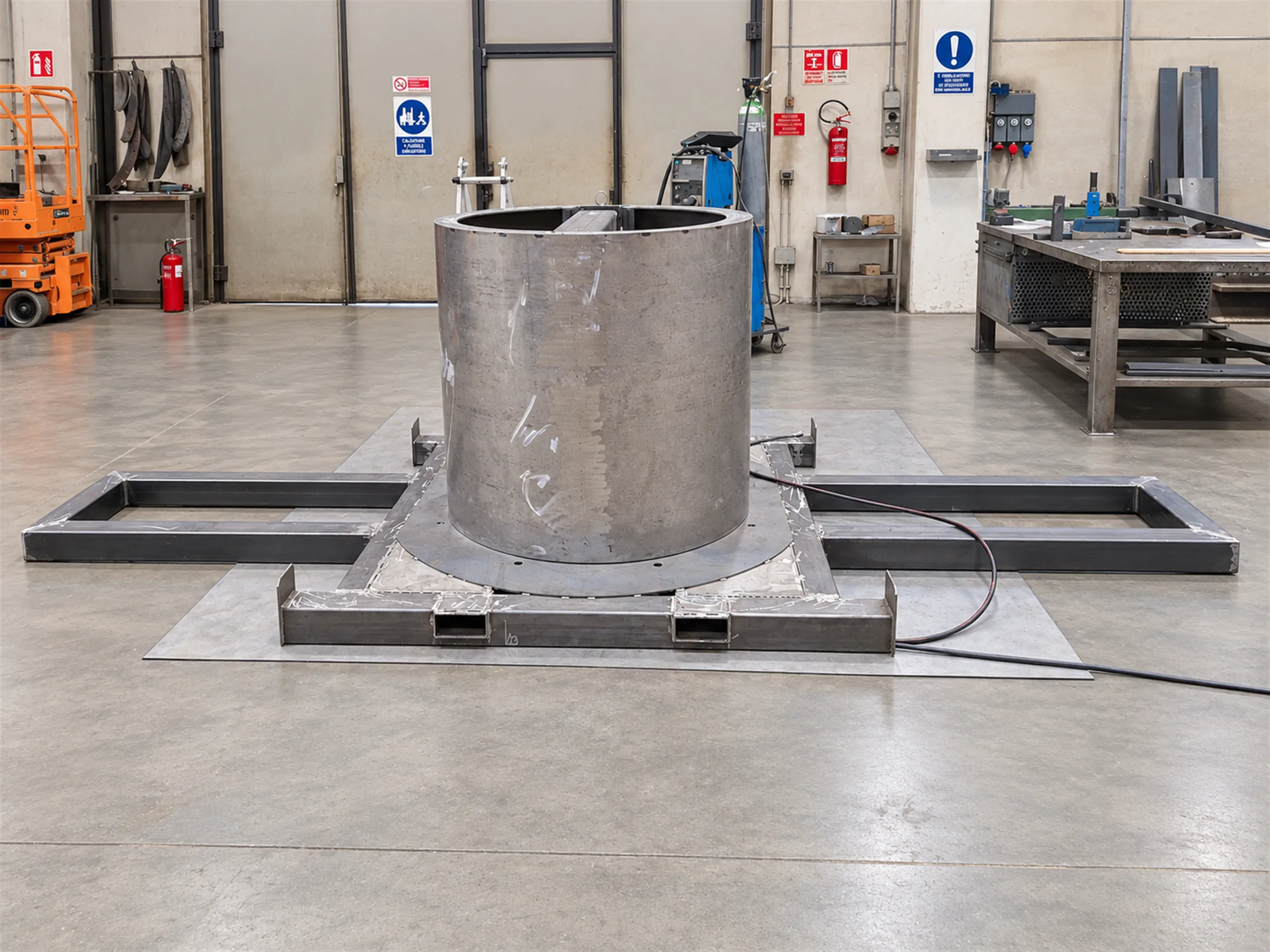 Impianto per manufatti in calcestruzzo – Officine Serena
